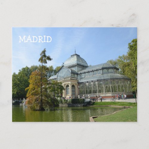 Crystal Palace Madrid Postcard