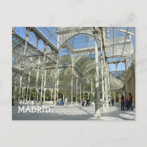 Crystal Palace Madrid Postcard