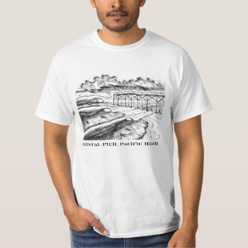 Crystal Pier Pacific Beach T_Shirt