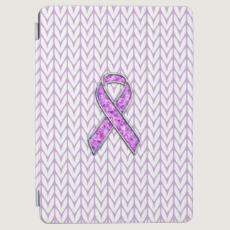 Crystal Pink Ribbon Awareness Knitting iPad Air Cover