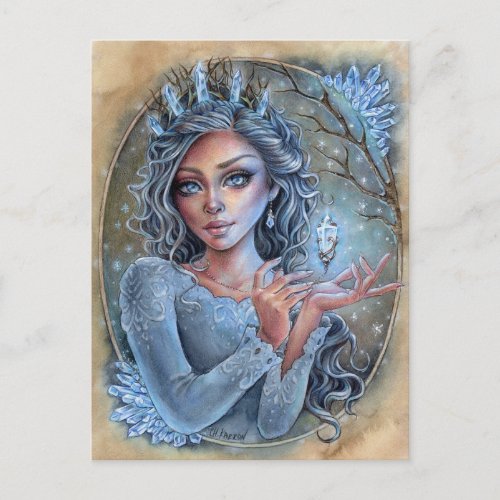 Crystal Postcard Fantasy Enchantress Magic 