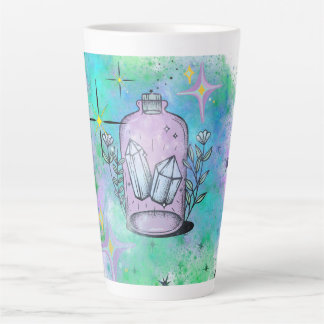 Crystal potion large latte mug, witch, magic, goth mug