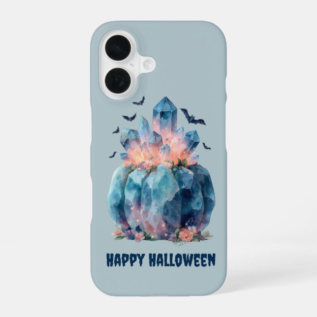 Crystal Pumpkin Halloween Iphone Case (Back)