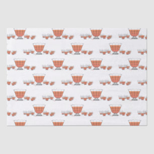 Crystal Punch Bowl Wedding Tissue Paper