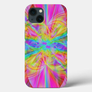 Crystal rainbow Beams iPhone 13 Case
