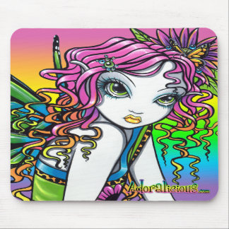 "Crystal" Rainbow Candy Fairy Art Mousepad