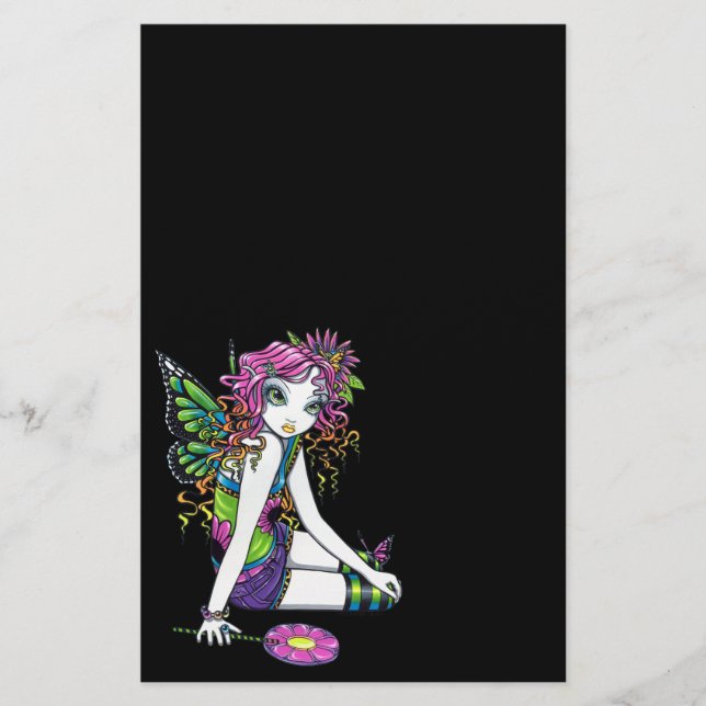 "Crystal" Rainbow Candy Fairy Gel Pen Stationery (Front)