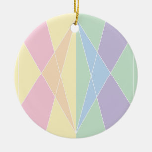 Crystal Shell (Planar) Ceramic Ornament