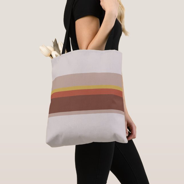 Crystal Ship Stripes Tote Bag (Close Up)