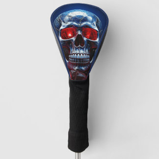 Crystal Skull with Ruby Red Eyes Golf Head Cover