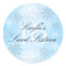Crystal Snow Winter Wonderland Sweet 16 Sticker