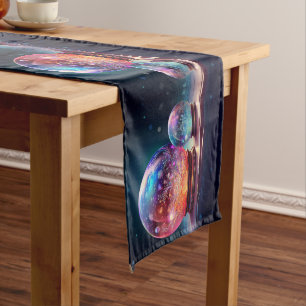 Crystal Snowballs Holiday Table Runner