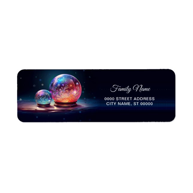 Crystal Snowballs Return Address Label (Front)