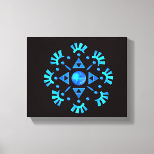 Crystal Snowflake Canvas Print