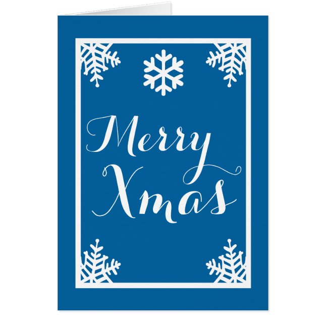 Crystal Snowflake Christmas Cards (Front)