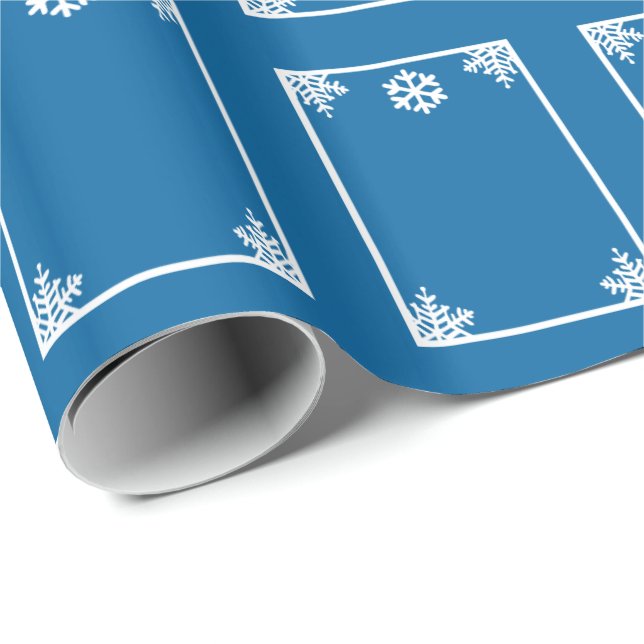 Crystal Snowflake Christmas Wrapping Paper (Roll Corner)