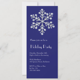 Crystal Snowflake Invitation