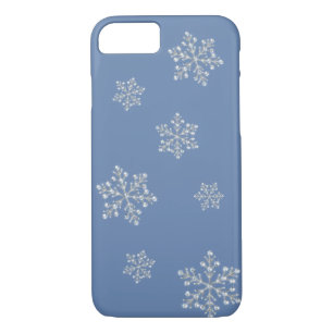 Crystal Snowflake iPhone 7 case (blue)