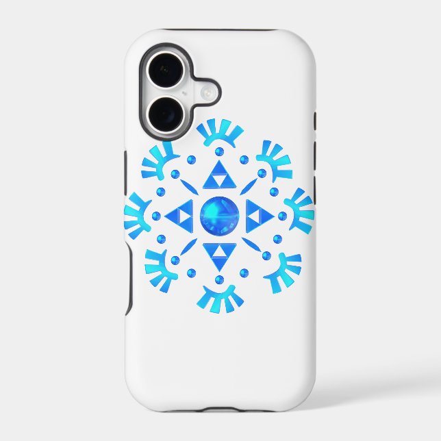 Crystal Snowflake Iphone Case (Back)