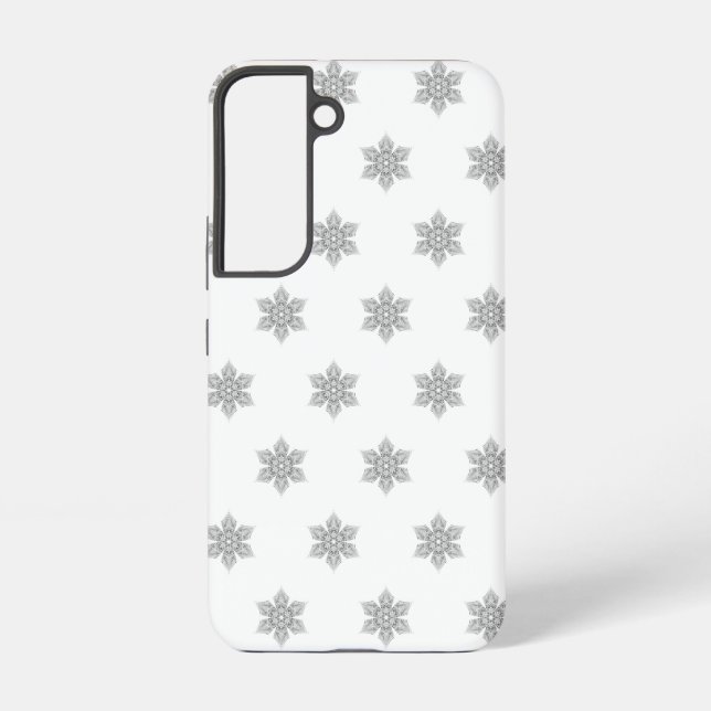 Crystal Snowflake pattern -  Samsung Galaxy Case (Back)