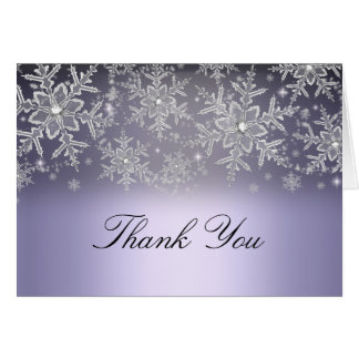 Winter Wedding Thank You Cards | Zazzle