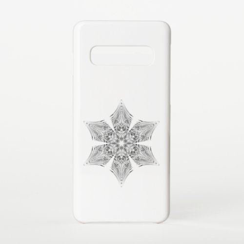 Crystal Snowflake Samsung Galaxy S10 Case