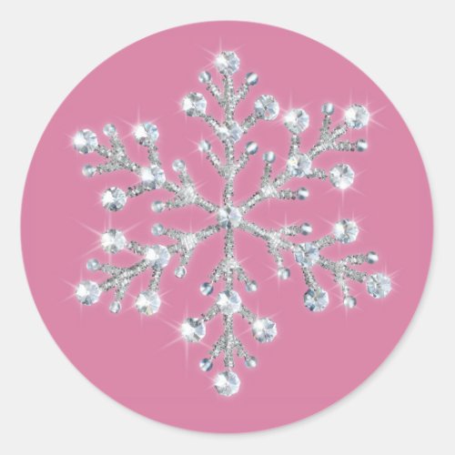 Crystal Snowflake Sticker