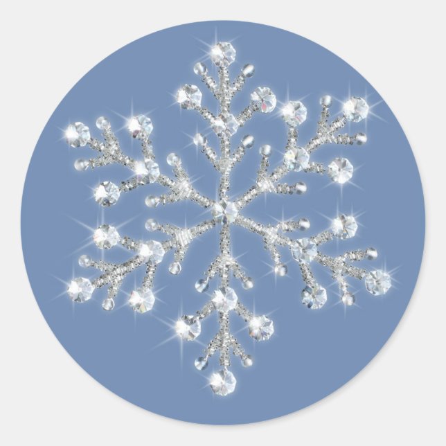 Crystal Snowflake Sticker (Front)
