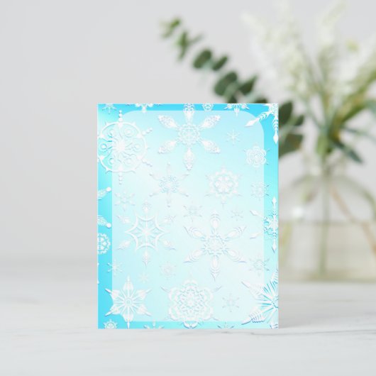 Crystal Snowflakes Pattern (Standing Front)