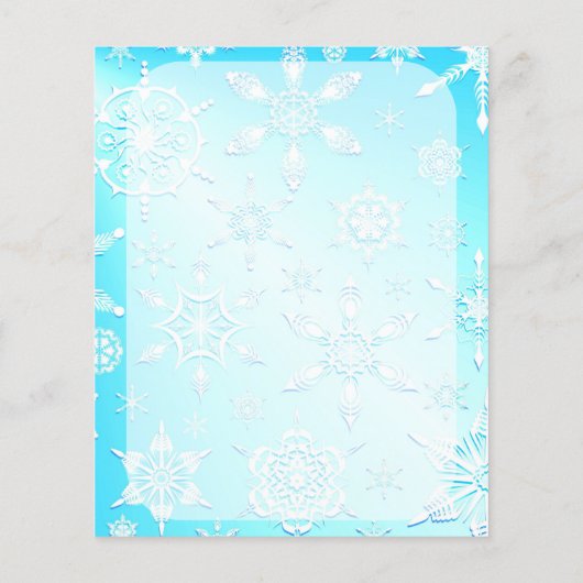 Crystal Snowflakes Pattern (Back)
