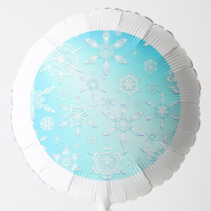 Crystal Snowflakes Pattern Balloon