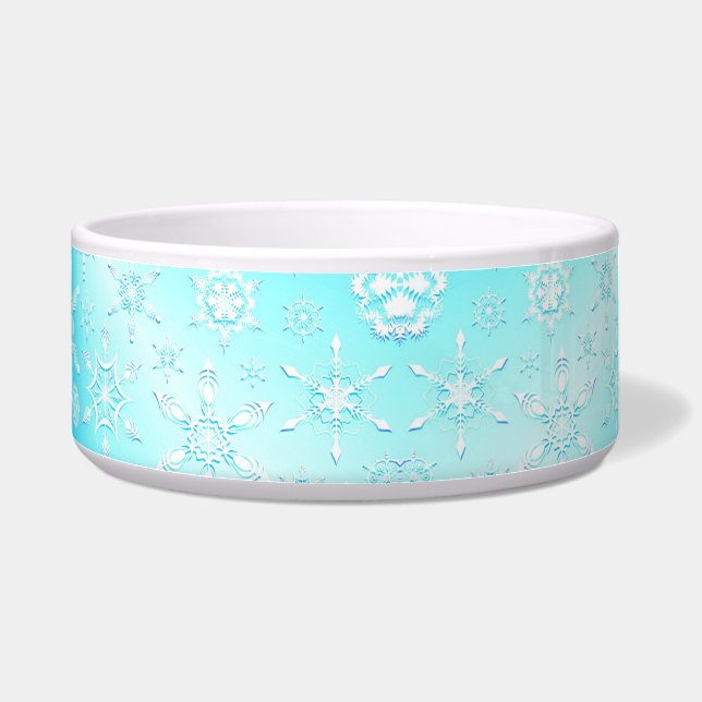 Crystal Snowflakes Pattern Bowl (Left)