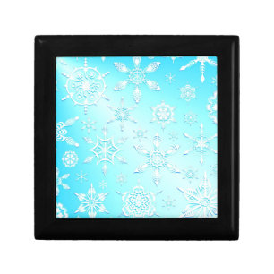 Crystal Snowflakes Pattern Gift Box