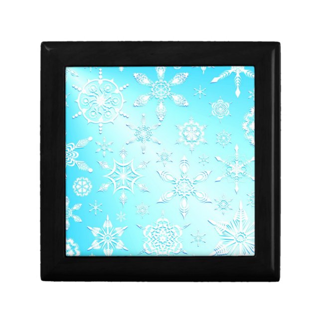 Crystal Snowflakes Pattern Gift Box (Front)