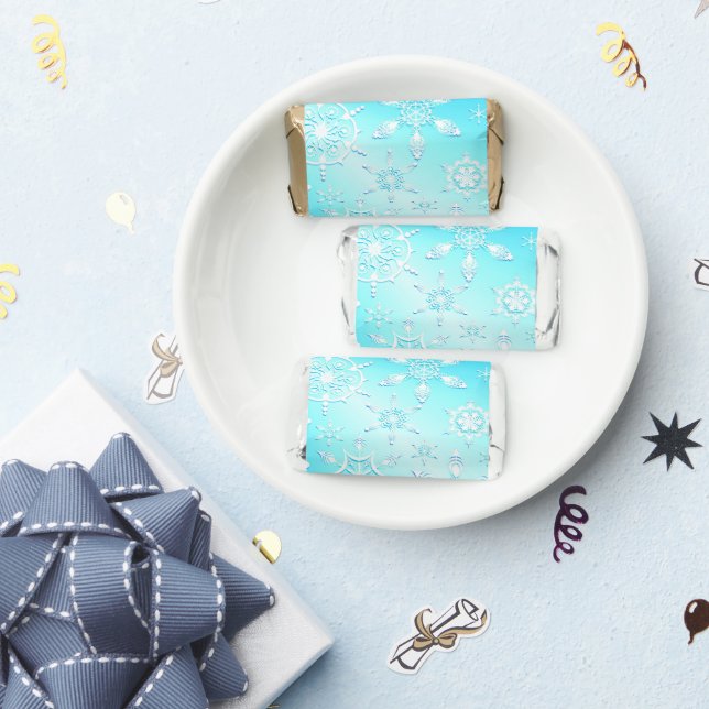 Crystal Snowflakes Pattern Hershey's Miniatures (Party)