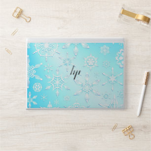 Crystal Snowflakes Pattern HP Laptop Skin
