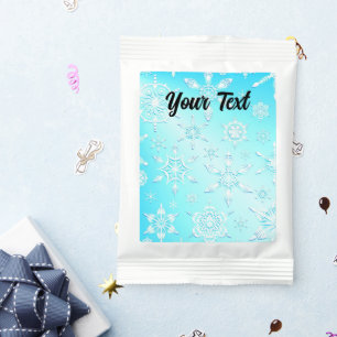 Crystal Snowflakes Pattern Margarita Drink Mix