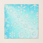 Crystal Snowflakes Pattern Scarf<br><div class="desc">Crystal Snowflakes Pattern . Design Copyright BluedarkkArt</div>