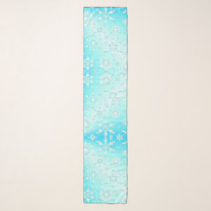Crystal Snowflakes Pattern Scarf