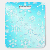 Crystal Snowflakes Pattern Seat Cushion (Front Vertical)