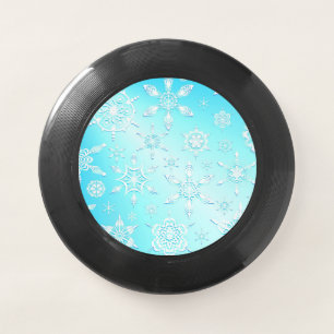 Crystal Snowflakes Pattern Wham-O Frisbee