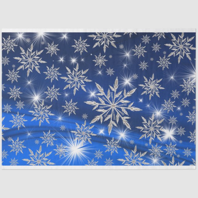 crystal snowflakes tissue paper (Front)