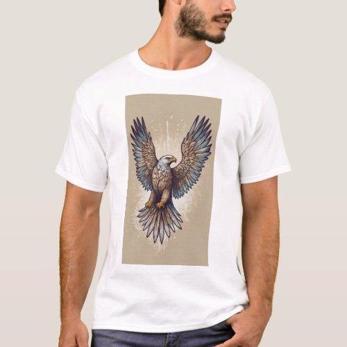 Crystal Soar Elevate Your Style with Majestic Eag T_Shirt