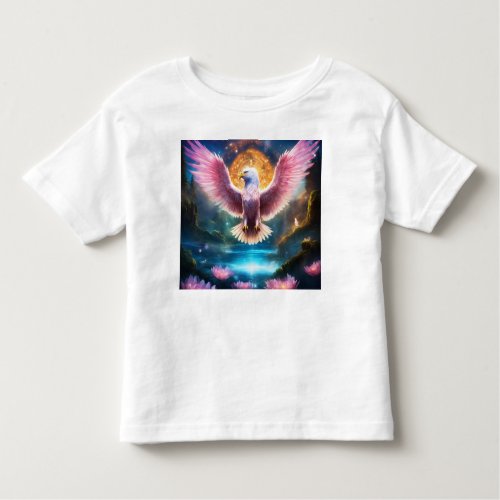 Crystal Soar Symbolic Transformation Eagle Tee Toddler T_shirt