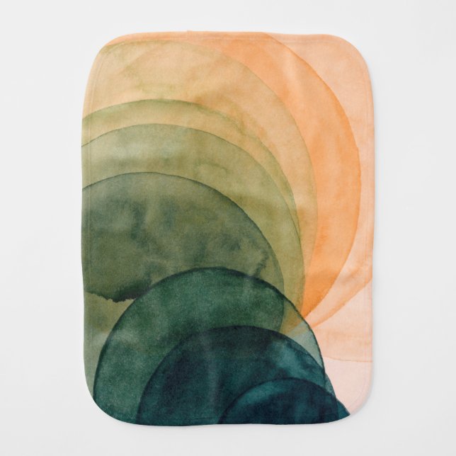 Crystal Spade Baby Burp Cloth (Front)