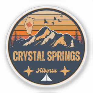 Crystal Springs, Alberta Sticker