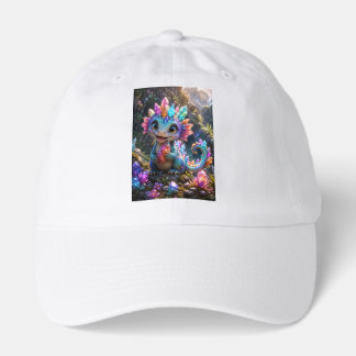 Crystal Sprout – Cute Crystal Dragon Fantasy Art Hat