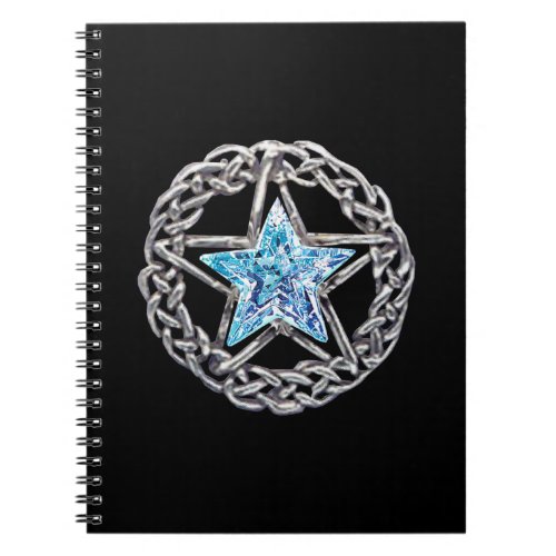 Crystal Star Spiral Notebook