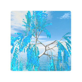 Crystal Summer Tree Metal Print