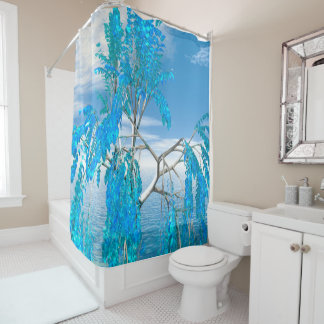 Crystal Summer Tree Shower Curtain